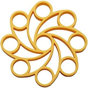 INSTANT POT Genuine Yellow Silicone Egg Cooker Stacker NEW